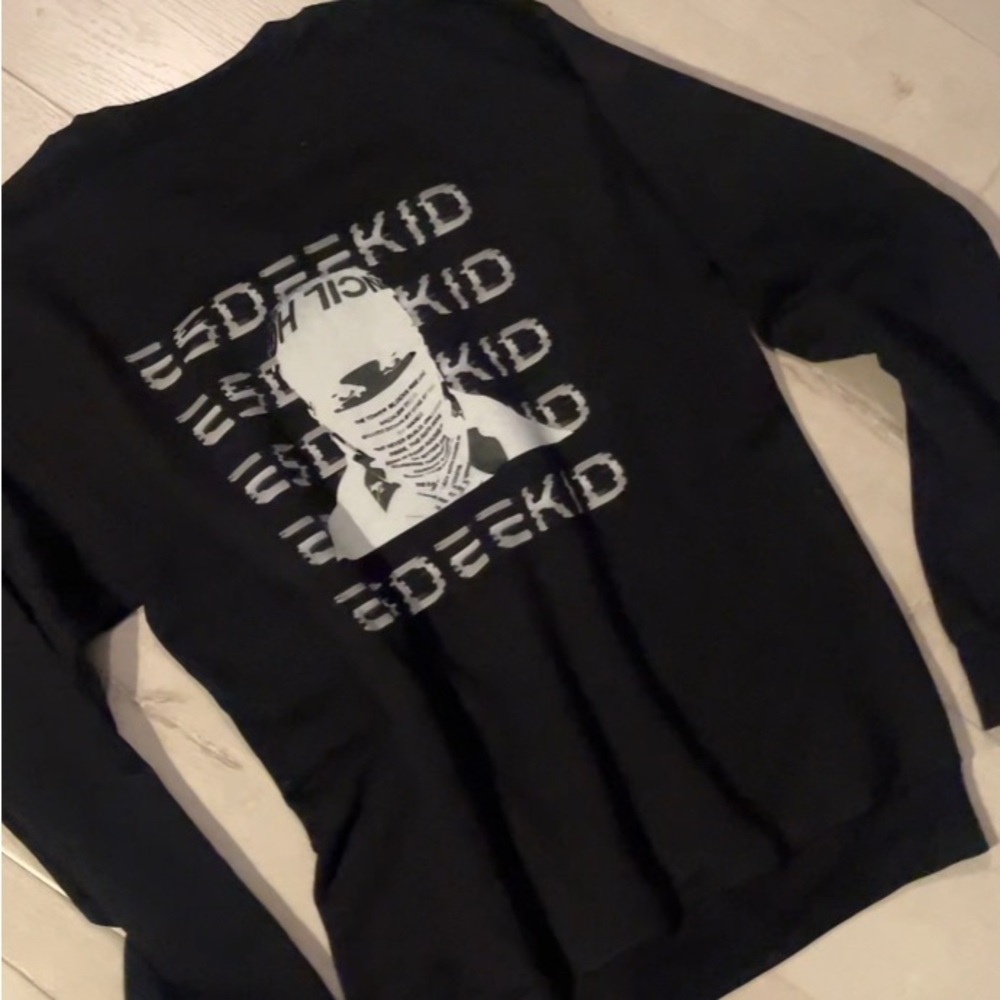 Esdeekid Black Graphic Men's crewneck